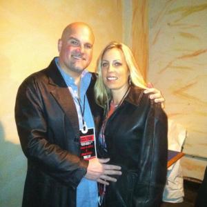 Jason and his wife Cecelia at the premier of Blood Lodge and Ticket to Hell at the Washington Theatre 332012