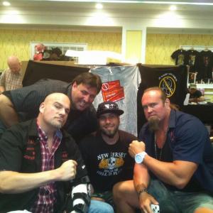 Jason Koerner Ed McKeever Ryan Loughney and Gene SNITSKY Snisky at The Macabre Faire Film Festival in New York June 2012