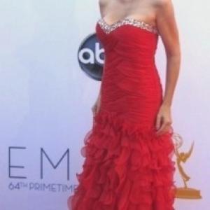 Andrea Anderson 2012 Emmy Awards Red Carpet