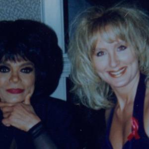 Andrea Anderson with legendary singer and actress Eartha Kitt