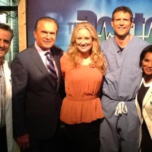 Segment guest pic of Andrea Anderson with cast of CBS The Doctors