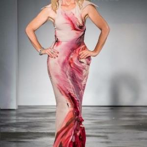 Andrea Anderson LA STYLE Fashion Week Guest model for designer Quyhn Paris