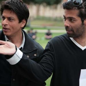 Still of Karan Johar and Shah Rukh Khan in My Name Is Khan 2010