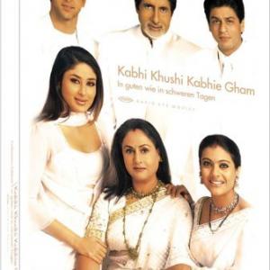 Amitabh Bachchan, Hrithik Roshan, Kajol, Kareena Kapoor, Jaya Bhaduri and Shah Rukh Khan in Kabhi Khushi Kabhie Gham... (2001)