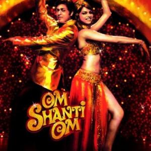 Shah Rukh Khan and Deepika Padukone in Om Shanti Om 2007
