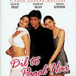 Madhuri Dixit Karisma Kapoor and Shah Rukh Khan in Dil To Pagal Hai 1997