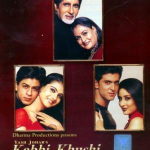 Amitabh Bachchan Hrithik Roshan Kajol Kareena Kapoor Jaya Bhaduri and Shah Rukh Khan in Kabhi Khushi Kabhie Gham 2001