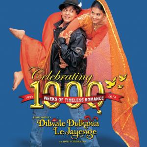 Kajol and Shah Rukh Khan in Dilwale Dulhania Le Jayenge 1995