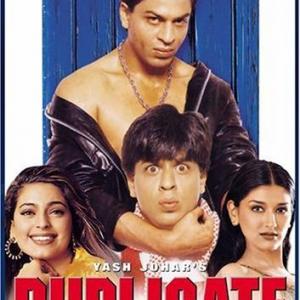 Juhi Chawla and Shah Rukh Khan in Duplicate (1998)
