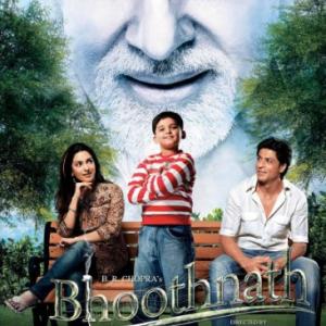 Amitabh Bachchan, Juhi Chawla and Shah Rukh Khan in Bhoothnath (2008)