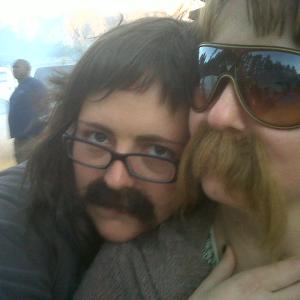 Movember 2011 - Why should the boys have all the fun? Me and Marissa Sonnemann