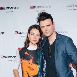 Cortney Palm and Kash Hovey at event of 2Survive (2015)