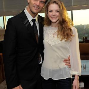 Kash Hovey and Ashley Bell attend The Trouser Happy Hour presented by 7 For All Mankind at Soho House.
