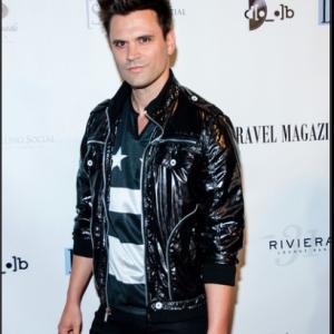 Kash Hovey at the Los Angeles Travel Magazine Fall-Holiday Issue Launch.