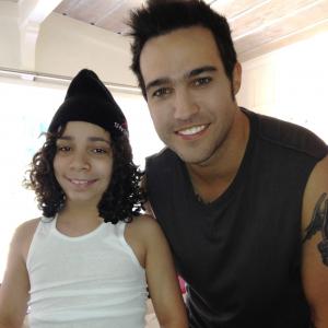 With Pete Wentz from Fall Out Boy