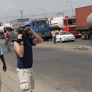 Kevin Taylor Anderson shooting Lagos traffic for Tokunbo
