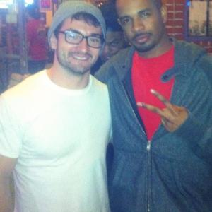 Damon Wayans Jr and I outside the HaHa Cafe after doing a show together