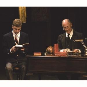 Justin Preston and Bruce French in The Browning Version at Pacific Resident Theater