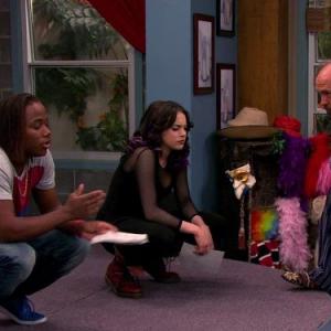 Still of Eric Lange Leon Thomas III and Elizabeth Gillies in Victorious 2010