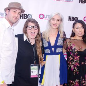 Matt Camello, Christine Deal, Lillian Solange, Evelyn Lorena - 2015 Outfest Los Angeles Gala/Opening Night of 