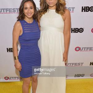 Evelyn Lorena and Samantha Colicchio attend the 2014 Outfest Los Angeles Gala/Opening Night of 