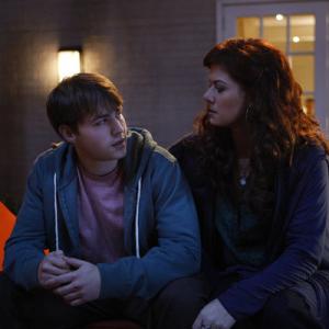 Still of Debra Messing and Emory Cohen in Smash 2012