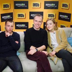 John Crowley Saoirse Ronan and Emory Cohen at event of IMDb amp AIV Studio at Sundance 2015