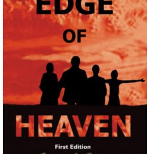 Edge Of Heaven, the first novel in history with a skin DNA sample of the author on the title page (sticky tape, stuck to skin, then pressed onto the page). Very 