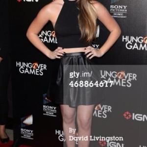 Kristina KaneThe Hungover Games Premiere red carpet