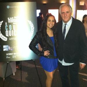 Solanyi Rodriguez and Bob Giraldi in screening of Thicker Than Water2011