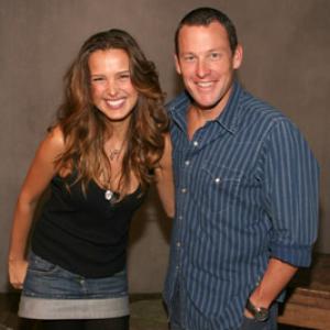 Lance Armstrong and Petra Nemcova