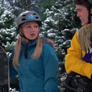 Still of Olivia Holt and Peyton Clark in I Didnt Do It 2014