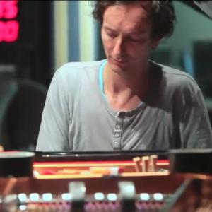 Hauschka performing at a live studio session for NPR Radio