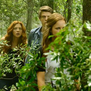 Still of Rachelle Lefevre, Colin Ford and Mackenzie Lintz in Under the Dome (2013)