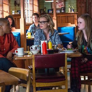 Still of Samantha Mathis, Aisha Hinds and Mackenzie Lintz in Under the Dome (2013)