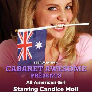 Actress/Singer Candice Moll guest stars in her own Cabaret Awesome show 'All American Girl'.