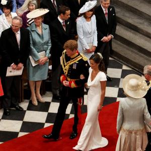 Prince Harry Windsor Carole Middleton Michael Middleton and Pippa Middleton