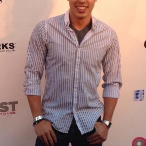 Lee at the 2013 OutSet Shorts Premiere on the Sony lot in Culver City, CA.