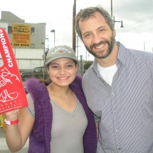 Here with director Judd Apatow!!