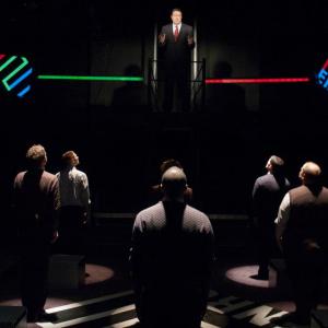Terry Hamilton as Ken Lay in TimeLine Theatre's production of ENRON