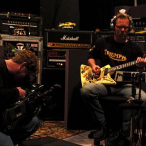 Still of James Hetfield and Robert Richman in Metallica Some Kind of Monster 2004