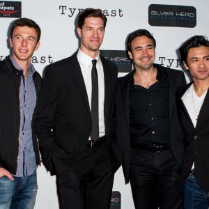 Steven Helmkamp, Matt Kohler, Chris Connell, and Robert Santiago at the Typecast (2014) premiere