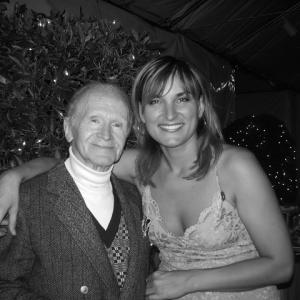 Dan Tanas 40th  Lena Milan with the Inimitable Mr Red Buttons