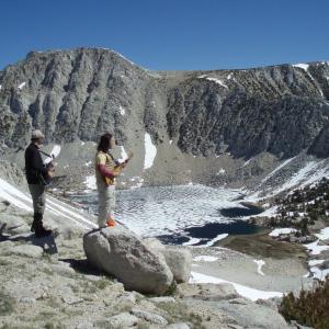 Hauling guitars up to Mono Pass was absolutely necessary...