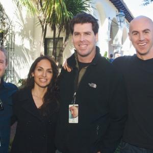 Jeff McElroy, Isabel Cueva, Chris Cashman and Douglas Tait at the Santa Barbara Int. Film Festival