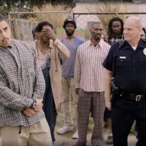 Still of Charlie Murphy, Bamm Ericsen, John Witherspoon, Carlos Acuna and Marcelo Olivas in Black Jesus 2014