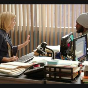 Still of Maria Bamford and Bamm Ericsen in Benched 2014