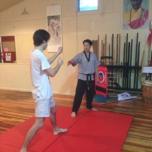 Sifu Rob Young teaching Kung Fu