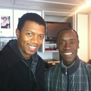 Miles Mussenden and Don Cheadle