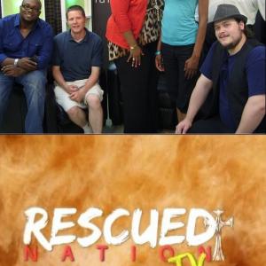 Rescued Nation TV (Season one cast photo) 2011 - Shawn A. Ward - Bryan Kreutz - Paris Drake - Shameka Greene - Hernandes Union and Matthew R. Dawson